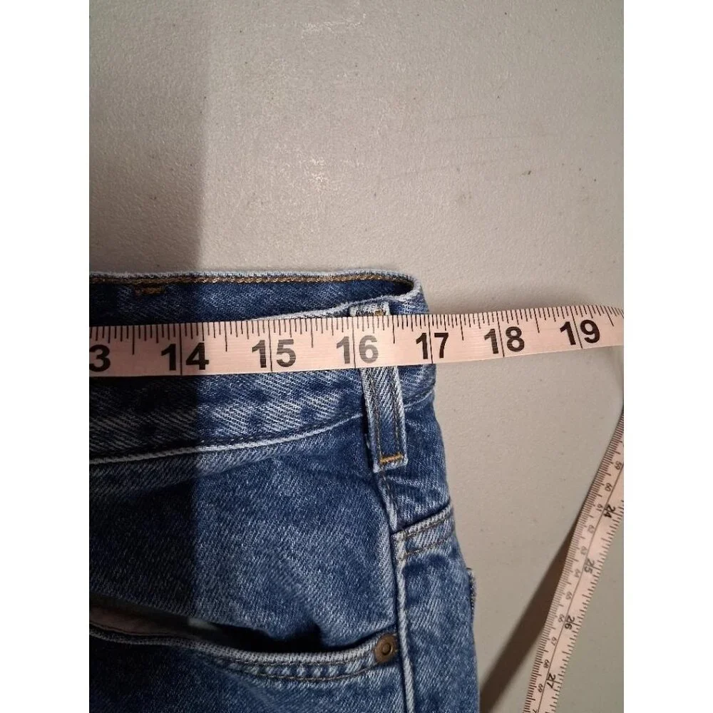 Carhartt Mens Flannel Lined Relaxed Fit Blue Denim Jeans 100% Cotton 36x30 Made
